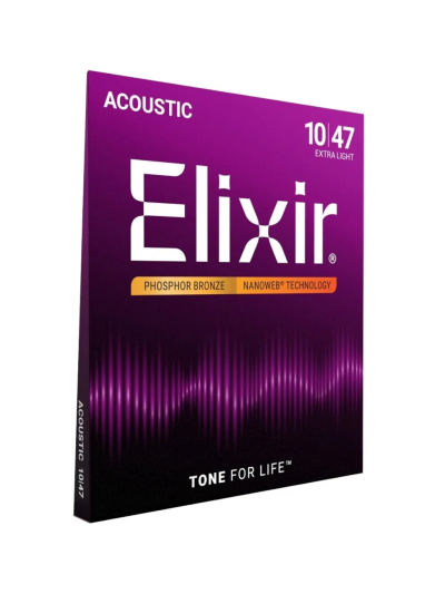 Cuerdas Elixir Phosphore Bronze 16002 .010