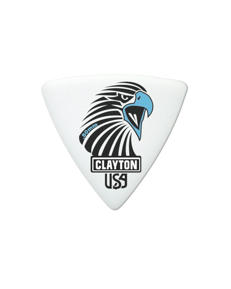 Púas Triangulares Clayton Acetal Sharp .50 Corte Filoso