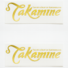Calcomania takamine dorada min