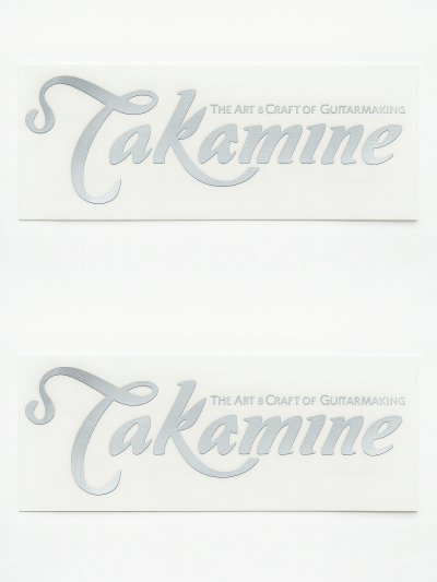Calcomania takamine plateada min