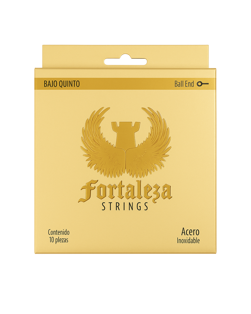 Cuerdas Fortaleza para Bajo Quinto - Acero Inoxidable Ball End