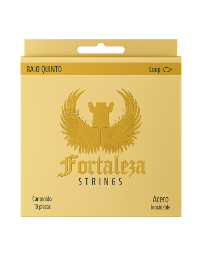 Cuerdas Fortaleza para Bajo Quinto - Acero Inoxidable Loop End