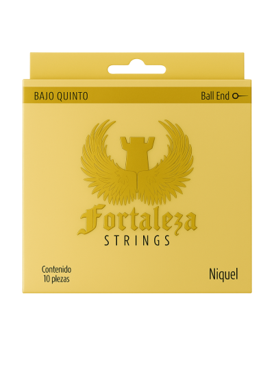 Cuerdas Fortaleza para Bajo Quinto - Niquel Ball End
