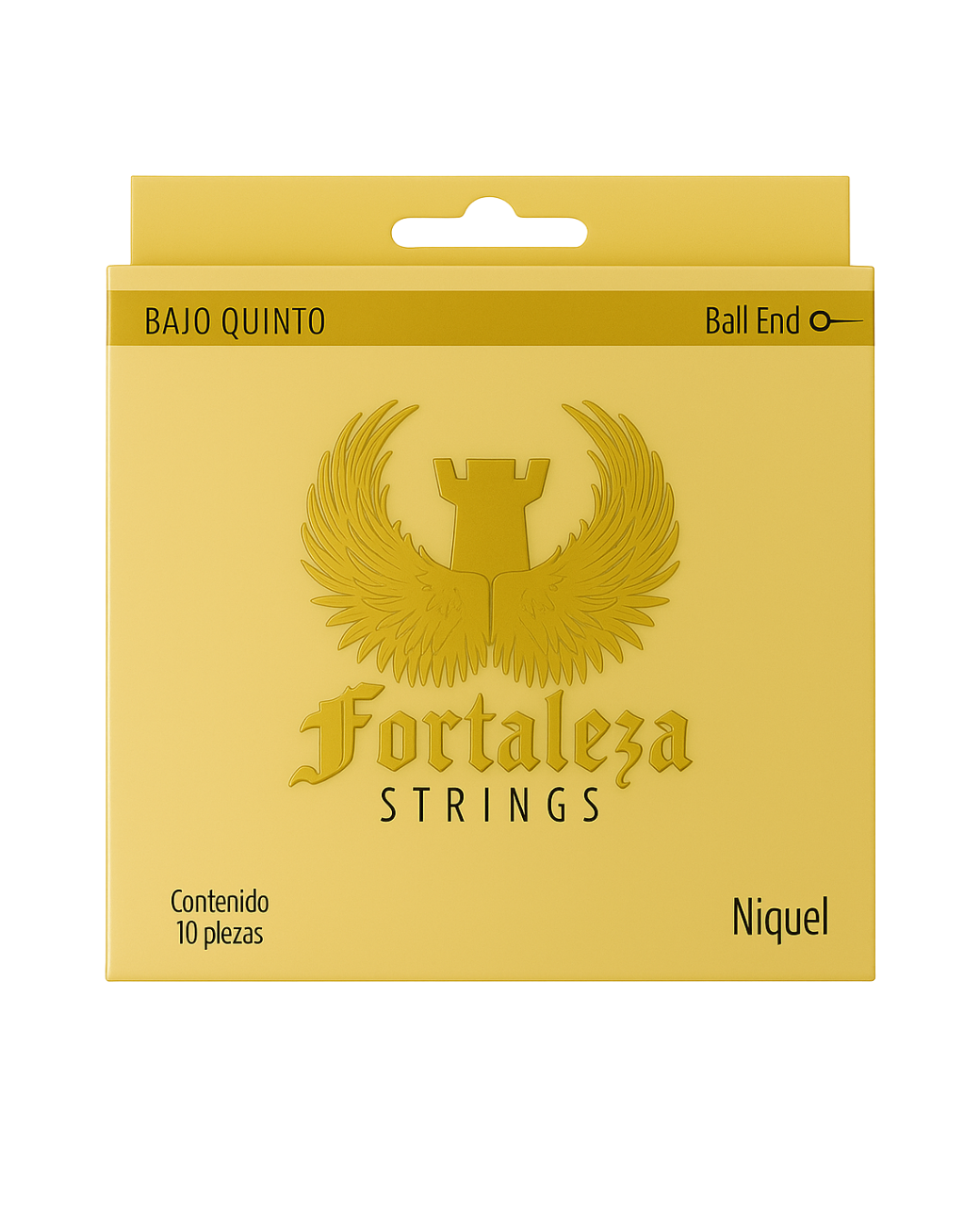Cuerdas Fortaleza para Bajo Quinto - Niquel Ball End